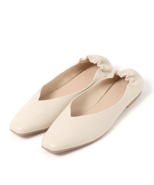 LAKOLE（ラコレ）の「【卒入式／オケージョンにも】スクエアギャザーフラットパンプス / 286480（パンプス・レディース・ブラック/オフホワイト/シルバー/イエロー・SMALL/MEDIUM/LARGE）」の14枚目の写真