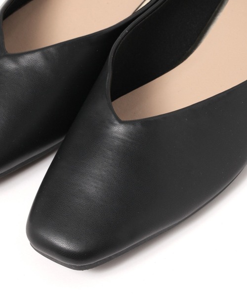 LAKOLE（ラコレ）の「【卒入式／オケージョンにも】スクエアギャザーフラットパンプス / 286480（パンプス・レディース・ブラック/オフホワイト/シルバー/イエロー・SMALL/MEDIUM/LARGE）」の19枚目の写真