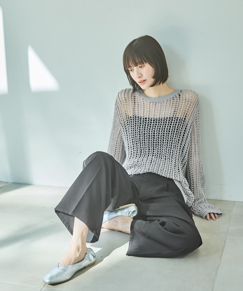 LAKOLE（ラコレ）の「【卒入式／オケージョンにも】スクエアギャザーフラットパンプス / 286480（パンプス・レディース・ブラック/オフホワイト/シルバー/イエロー・SMALL/MEDIUM/LARGE）」の9枚目の写真