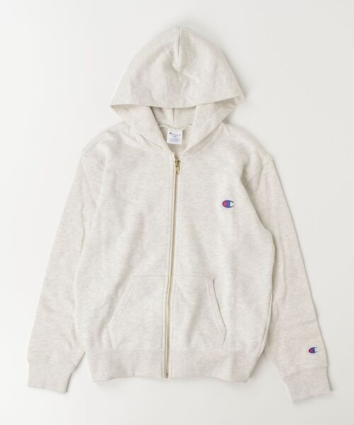 Champion(チャンピオン)の「【Champion/チャンピオン】キッズ ベーシック ジップフーデッドスウェットシャツ(パーカー・キッズ・オートミール・150/120/130/140/160/100/110)」の10枚目の写真
