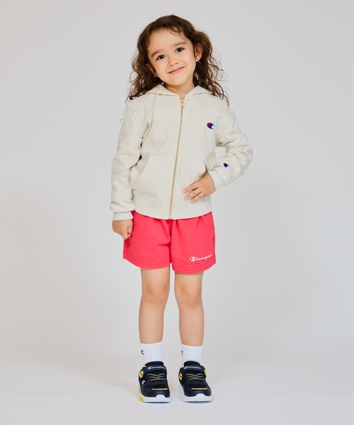Champion(チャンピオン)の「【Champion/チャンピオン】キッズ ベーシック ジップフーデッドスウェットシャツ(パーカー・キッズ・オートミール・150/120/130/140/160/100/110)」の7枚目の写真