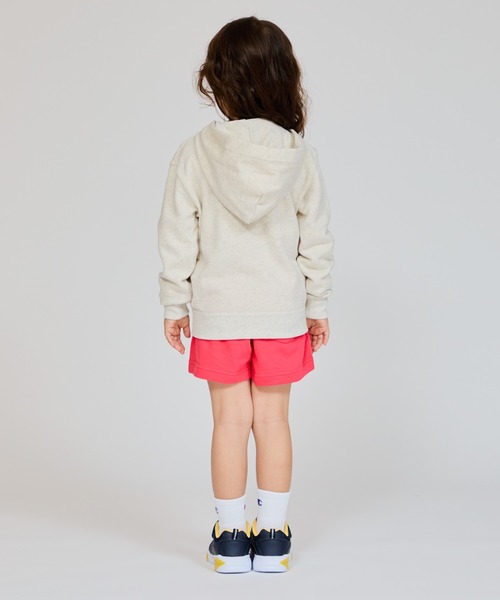Champion(チャンピオン)の「【Champion/チャンピオン】キッズ ベーシック ジップフーデッドスウェットシャツ(パーカー・キッズ・オートミール・150/120/130/140/160/100/110)」の9枚目の写真