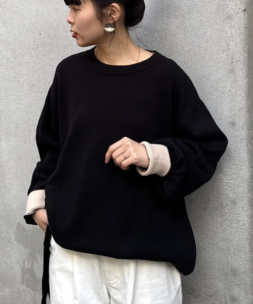 美品❣️ニットチュニック 楽天市場】【アウトレット】もちもちハイネック ニット