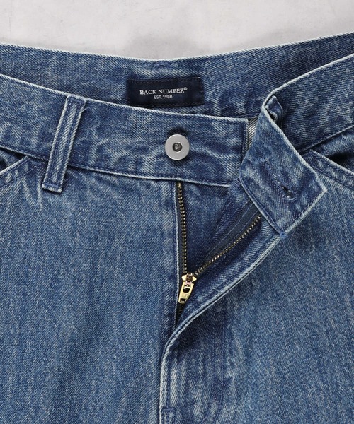 BACK NUMBER（バックナンバー）の「【BACK NUMBER】バギーカーゴデニム（デニムパンツ・メンズ・ライトインディゴブルー/ブラック・30inch/32inch/34inch/28inch）」の12枚目の写真
