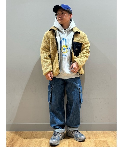 BACK NUMBER（バックナンバー）の「【BACK NUMBER】バギーカーゴデニム（デニムパンツ・メンズ・ライトインディゴブルー/ブラック・30inch/32inch/34inch/28inch）」の22枚目の写真