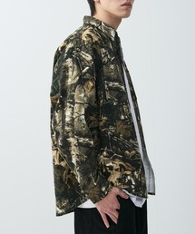 BEN DAVIS | 【BENDAVIS別注】j.n.r.d/ストライプ&カモシャツ(シャツ/ブラウス)