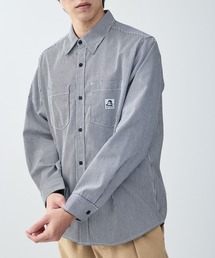 BEN DAVIS（ベンデイビス）の「【BENDAVIS別注】j.n.r.d/ストライプ＆カモシャツ（シャツ/ブラウス）」