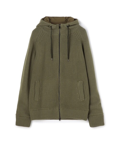 HERNO フーデッド ニットブルゾン（ブルゾン）｜HERNO（ヘルノ） 96,195円