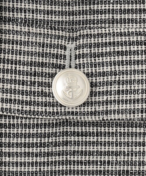 J.PRESS Ladies(J.プレス レディス)の「【洗える】Calameraリングメッシュ ジャケット(ノーカラージャケット・レディース・ブラック系5/ブラウン系5・XXS/XS/S)」の16枚目の写真