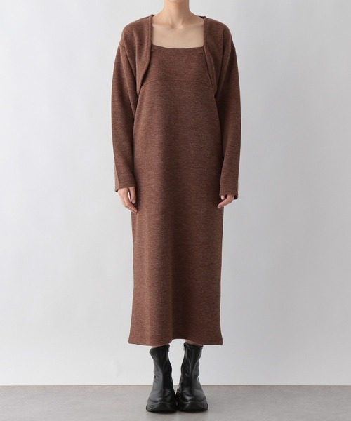 LOWRYS FARM（ローリーズファーム）の「サカリバボレロ２Ｐキャミワンピース　288516（ワンピース・レディース・ブラウン/ブルー/ブラック・FREE）」の15枚目の写真