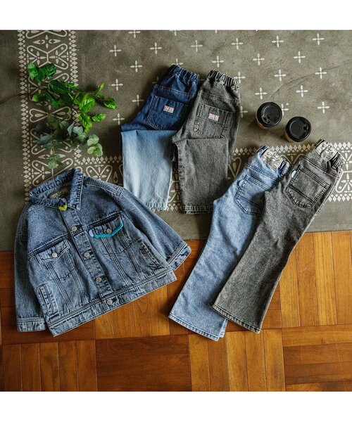 BREEZE（ブリーズ）の「【ジュニア対応】切替デニムパンツ（デニムパンツ・キッズ・ブラック/ブルー・130/140/90/120/80/100/110）」の10枚目の写真