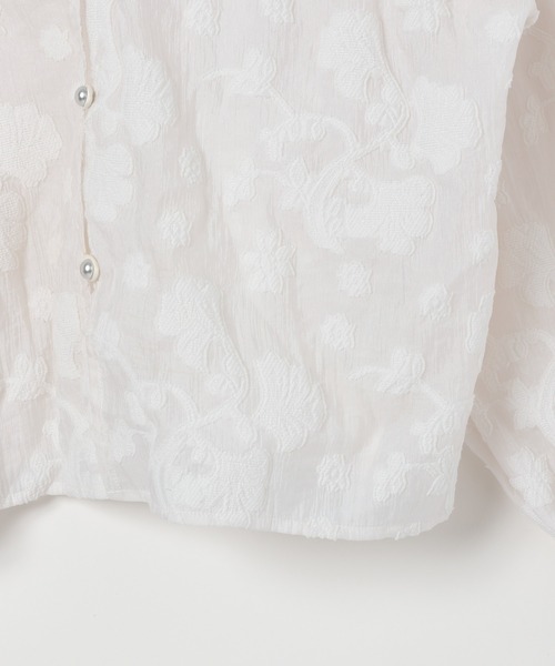 PAGEBOY(ページボーイ)の「2WAYレースアップブラウス(シャツ/ブラウス・レディース・ブラック/アイボリー/グレー系その他/グリーン系その他・FREE)」の8枚目の写真