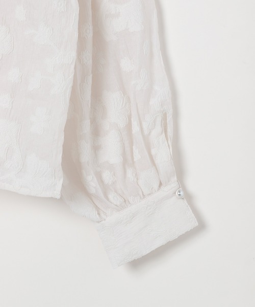 PAGEBOY(ページボーイ)の「2WAYレースアップブラウス(シャツ/ブラウス・レディース・ブラック/アイボリー/グレー系その他/グリーン系その他・FREE)」の10枚目の写真