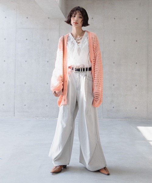 【新発売】今週の市販 2WAYレースアップブラウス（シャツ/ブラウス）｜PAGEBOY（ページ アクセサリー