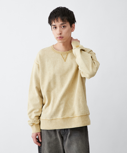 フェード クルーネックスウェット（スウェット）｜B.C STOCK（ベーセーストック）