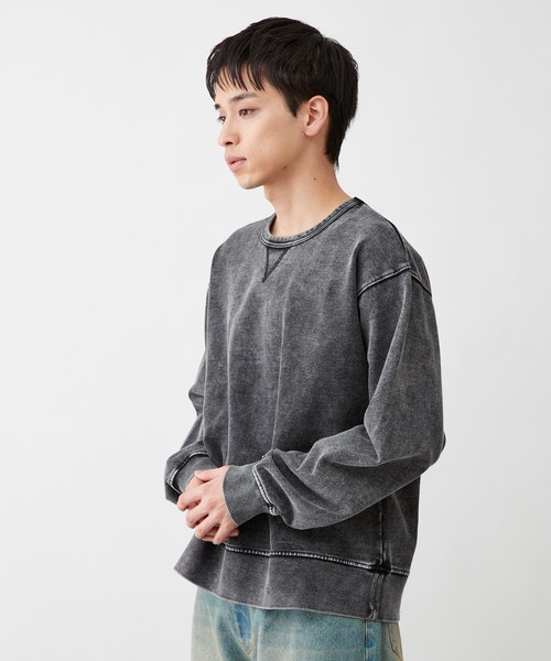 フェード クルーネックスウェット（スウェット）｜B.C STOCK（ベーセーストック）