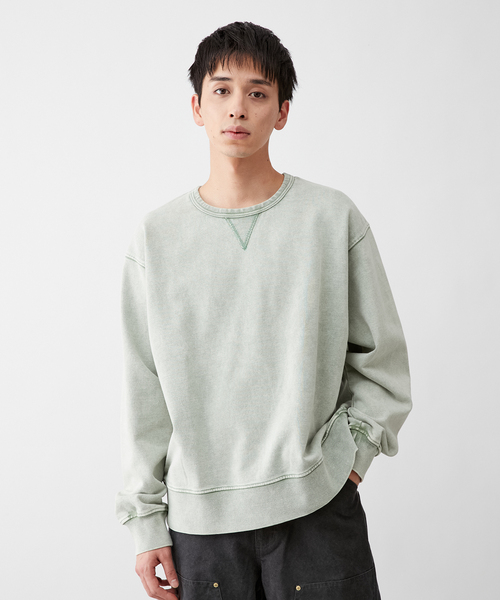 フェード クルーネックスウェット（スウェット）｜B.C STOCK（ベーセーストック）