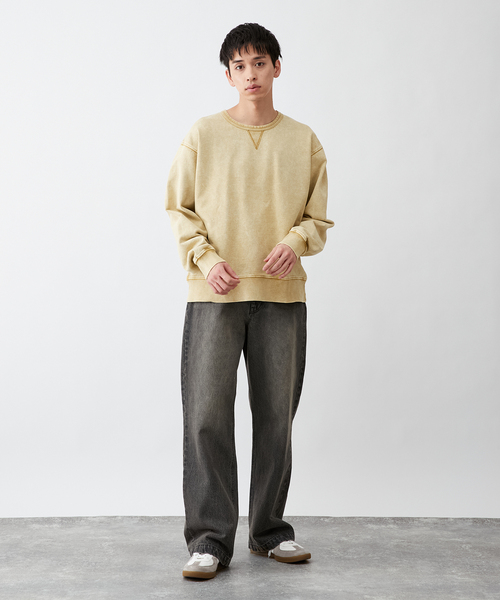 フェード クルーネックスウェット（スウェット）｜B.C STOCK（ベーセーストック）