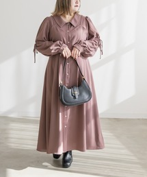 Clette クレット ワンピース CLETTEオリジナルレース使いピンタックワンピース | 大きい