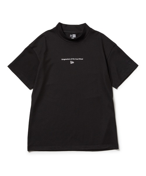NEW ERA(ニューエラ)の「ニューエラレディースゴルフ 半袖ミッドネックTシャツ 吸汗速乾 UVカット(ポロシャツ・レディース・ホワイト/ブラック・M/L/S)」の1枚目の写真