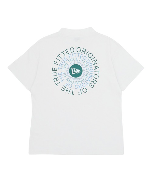 NEW ERA(ニューエラ)の「ニューエラレディースゴルフ 半袖ミッドネックTシャツ 吸汗速乾 UVカット(ポロシャツ・レディース・ホワイト/ブラック・M/L/S)」の6枚目の写真