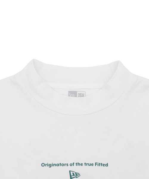 NEW ERA(ニューエラ)の「ニューエラレディースゴルフ 半袖ミッドネックTシャツ 吸汗速乾 UVカット(ポロシャツ・レディース・ホワイト/ブラック・M/L/S)」の7枚目の写真