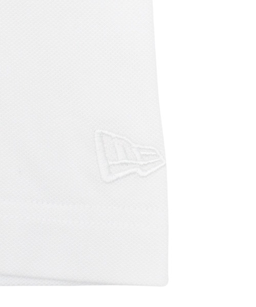 NEW ERA(ニューエラ)の「ニューエラレディースゴルフ 半袖ミッドネックTシャツ 吸汗速乾 UVカット(ポロシャツ・レディース・ホワイト/ブラック・M/L/S)」の9枚目の写真
