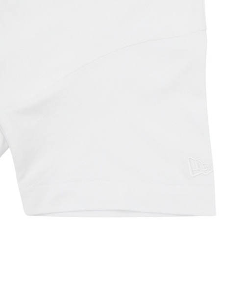 NEW ERA(ニューエラ)の「ニューエラレディースゴルフ 半袖ミッドネックTシャツ 吸汗速乾 UVカット(ポロシャツ・レディース・ホワイト/ブラック・M/L/S)」の10枚目の写真