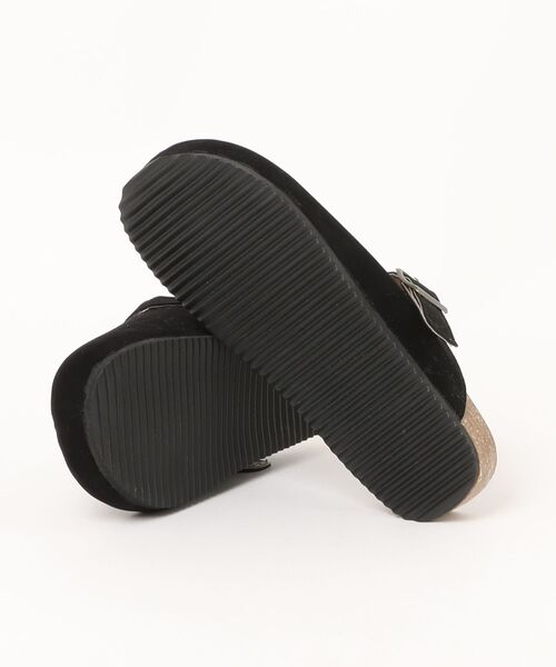 サボサンダル スエードタッチ ベルト クロッグサンダル（サンダル