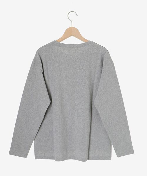 le.coeur blanc（ルクールブラン）の「メッセージロゴロングTシャツ（Tシャツ/カットソー・レディース・グレー/オフホワイト・38）」の16枚目の写真