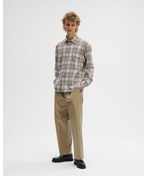 SUMMER WOOL CHECK SHIRT（シャツ/ブラウス）｜SOPHNET.（ソフ