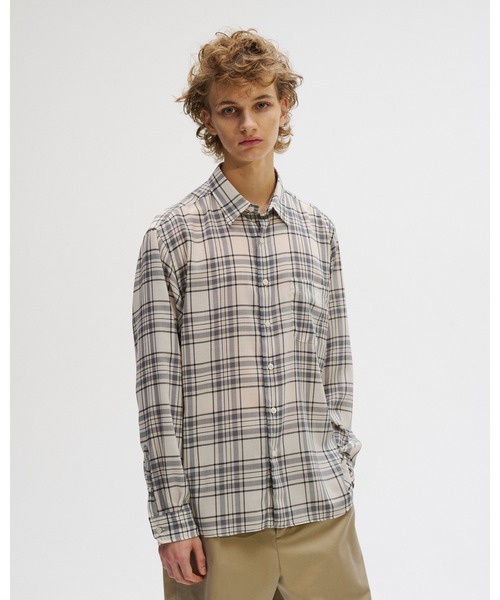 SUMMER WOOL CHECK SHIRT（シャツ/ブラウス）｜SOPHNET.（ソフ