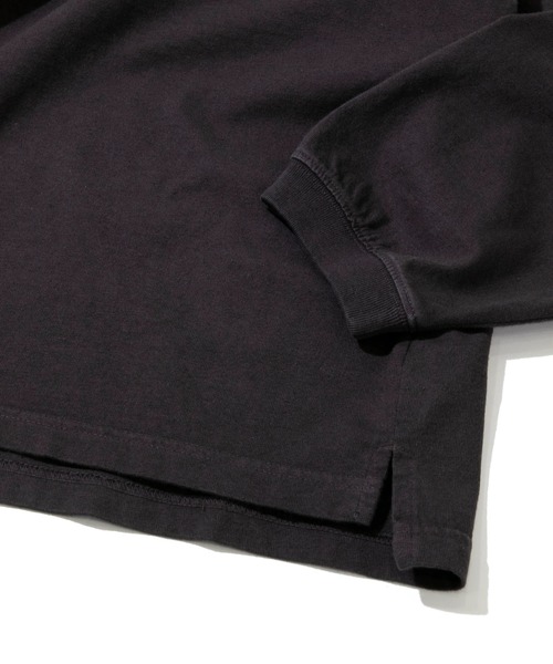 go slow caravan(ゴースローキャラバン)の「メランジェ G/D 猫と麦酒 ロングスリーブ BIG TEE(Tシャツ/カットソー・メンズ・ブラック/ライトグレー・X-LARGE/LARGE/MEDIUM)」の8枚目の写真