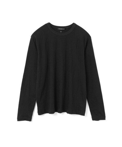 mizuiroind(ミズイロインド)の「mizuiro ind バーンアウトドットプリントロンT(Tシャツ/カットソー・レディース・グレー/オフホワイト/ブラック・FREE)」の4枚目の写真