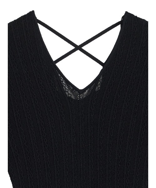 新作新品 LADY CROCHET KNIT DRESS セール】LADY CROCHET KNIT DRESS（ワンピース）｜Ameri（アメリ