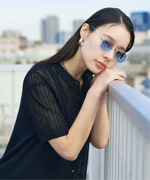 Zoff(ゾフ)の「【WEB限定】ボストン型 サングラス|カラーレンズ|トレンド|紫外線対策|UVカット|Zoff|COLOR SUNGLASSES(サングラス・レディース・ブラック/ブラック系その他2/ブラウン系その他/ブラウン系その他5/ブラック系その他/ブラック系その他3/クリア/ライトグレー系・FREE)」の12枚目の写真