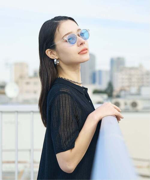Zoff(ゾフ)の「【WEB限定】ボストン型 サングラス|カラーレンズ|トレンド|紫外線対策|UVカット|Zoff|COLOR SUNGLASSES(サングラス・レディース・ブラック/ブラック系その他2/ブラウン系その他/ブラウン系その他5/ブラック系その他/ブラック系その他3/クリア/ライトグレー系・FREE)」の14枚目の写真