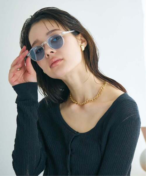 Zoff(ゾフ)の「【WEB限定】ボストン型 サングラス|カラーレンズ|トレンド|紫外線対策|UVカット|Zoff|COLOR SUNGLASSES(サングラス・レディース・ブラック/ブラック系その他2/ブラウン系その他/ブラウン系その他5/ブラック系その他/ブラック系その他3/クリア/ライトグレー系・FREE)」の15枚目の写真