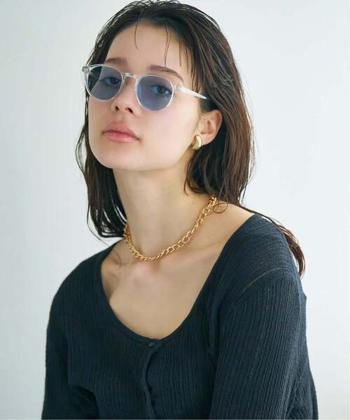Zoff(ゾフ)の「【WEB限定】ボストン型 サングラス|カラーレンズ|トレンド|紫外線対策|UVカット|Zoff|COLOR SUNGLASSES(サングラス・レディース・ブラック/ブラック系その他2/ブラウン系その他/ブラウン系その他5/ブラック系その他/ブラック系その他3/クリア/ライトグレー系・FREE)」の16枚目の写真