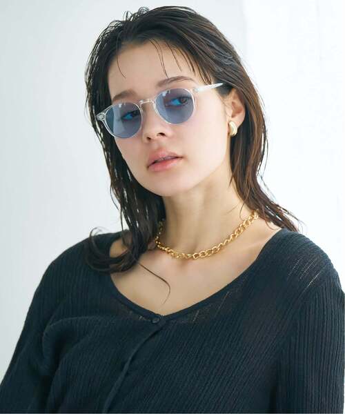 Zoff(ゾフ)の「【WEB限定】ボストン型 サングラス|カラーレンズ|トレンド|紫外線対策|UVカット|Zoff|COLOR SUNGLASSES(サングラス・レディース・ブラック/ブラック系その他2/ブラウン系その他/ブラウン系その他5/ブラック系その他/ブラック系その他3/クリア/ライトグレー系・FREE)」の18枚目の写真