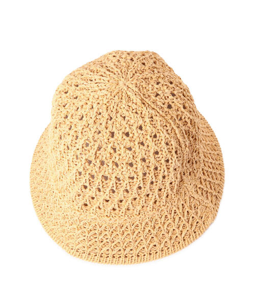 FREE'S MART(フリーズマート)の「◇クロシェハット(ハット・レディース・ベージュ/ブラック・フリ-)」の15枚目の写真