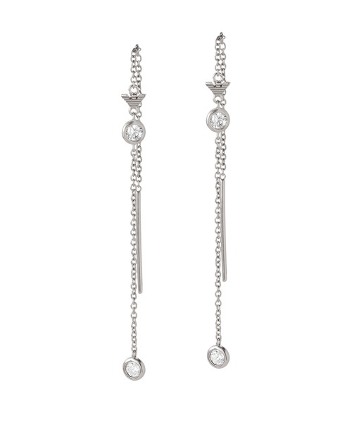 EMPORIO ARMANI(エンポリオアルマーニ)の「エンポリオ・アルマーニ アクセサリー レディース ピアス EG3617040(ピアス(両耳用)・レディース・Silver・FREE)」の1枚目の写真