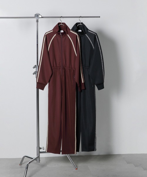 ROSE BUD(ローズバッド)の「(CREOLME)ジャンプスーツ(つなぎ/オールインワン・レディース・ブラウン/ブラック・ONE SIZE)」の3枚目の写真