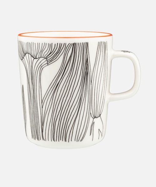 marimekko(マリメッコ)の「Kukat puhkeavat / mug 2,5dl(グラス/マグカップ/タンブラー・レディース・ブラック・FREE)」の1枚目の写真