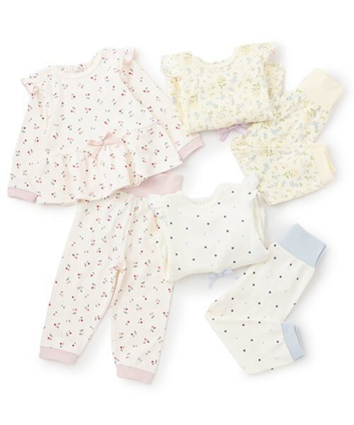 petit main(プティマイン)の「GIRLS長袖パジャマ(ルームウェア/パジャマ・キッズ・クリーム/ライトブルー/サーモンピンク・110cm/90cm/100cm/80cm/130cm/120cm)」の16枚目の写真