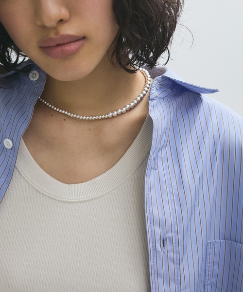 ADAM ET ROPE'(アダムエロペ)の「メタルボールネックレス(ネックレス・レディース・ゴールド/シルバー・FREE)」の8枚目の写真