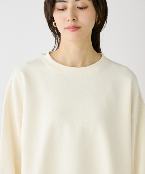 I.T.'S international（イッツインターナショナル）の「ブークレーダンボールプルオーバー【セットアップ対応】（Tシャツ/カットソー・レディース・オフホワイト/ブルーグレー/チャコールグレー・フリー）」の17枚目の写真