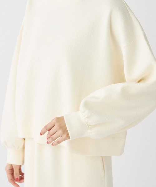 I.T.'S international（イッツインターナショナル）の「ブークレーダンボールプルオーバー【セットアップ対応】（Tシャツ/カットソー・レディース・オフホワイト/ブルーグレー/チャコールグレー・フリー）」の18枚目の写真
