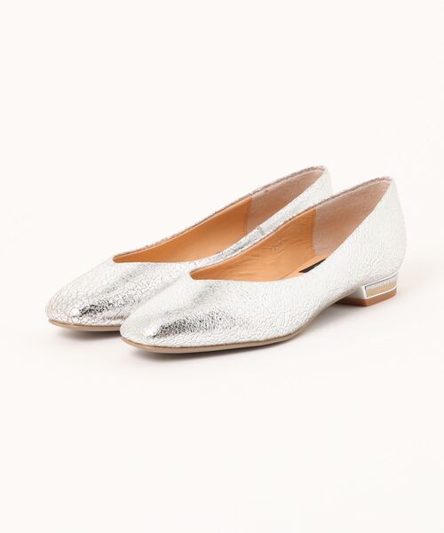 LANVIN collection(ランバン コレクション)の「スクエアトゥカッターパンプス(パンプス・レディース・シルバー/ブラック・22.5cm/23.0cm/23.5cm/24.0cm/24.5cm)」の1枚目の写真