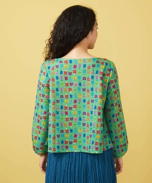 Mariposa 蝶々モチーフプリントカットソー セール】Mariposa 蝶々モチーフプリントカットソー（Tシャツ
